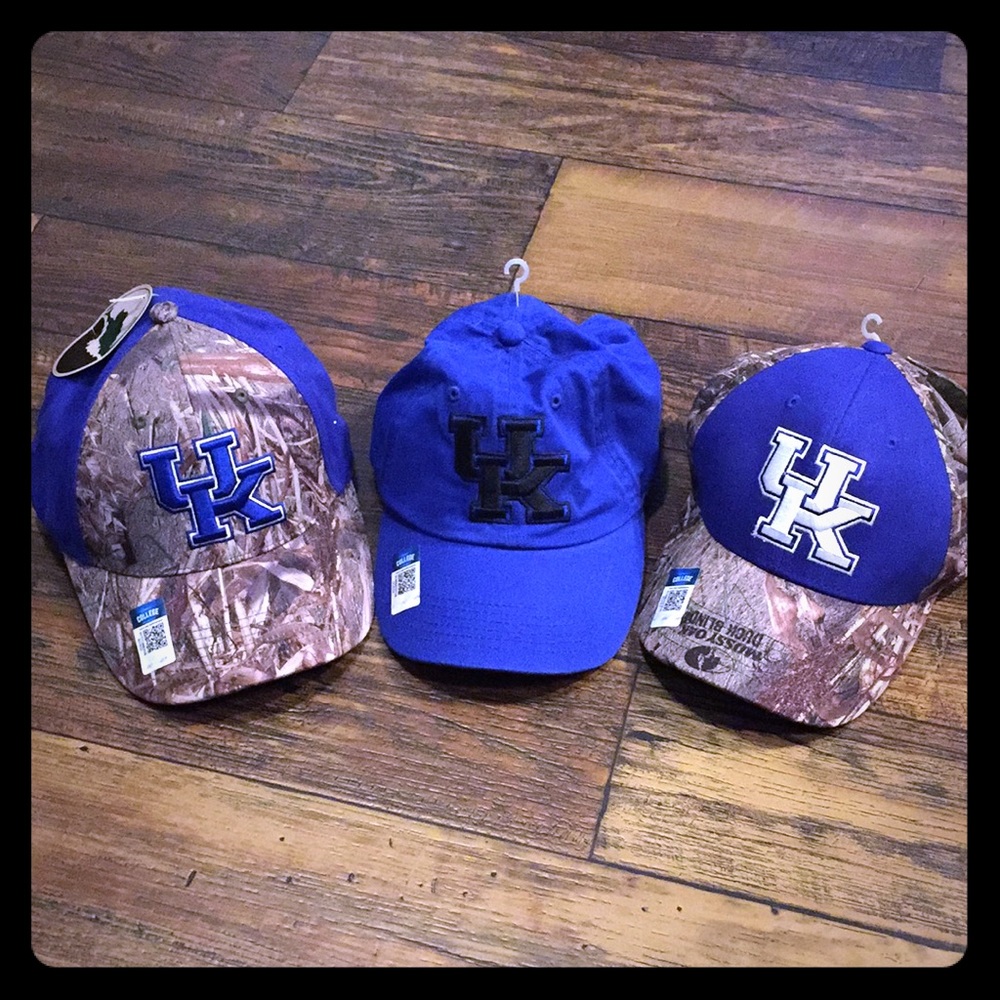 NWOT! All 3 University of Kentucky hats.